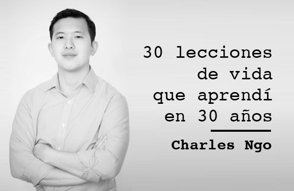 Portada 30 lecciones de vida de Charles Ngo